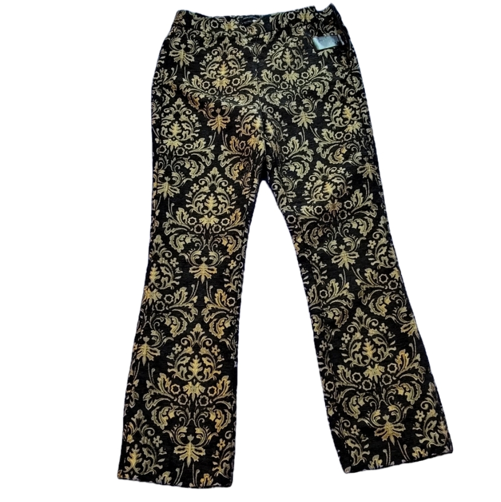 URBAN OUTFITTERS Boho Chic Black and Gold Pants